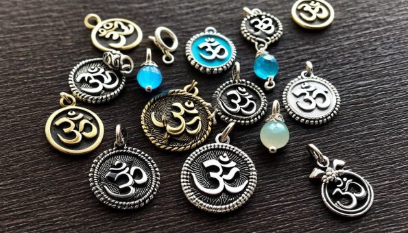 Variety of Om Charms