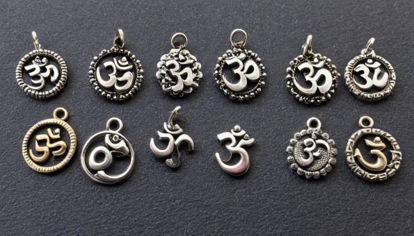 Om Charms for jewelry making