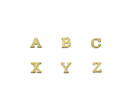 Gold Filled Letter Charm